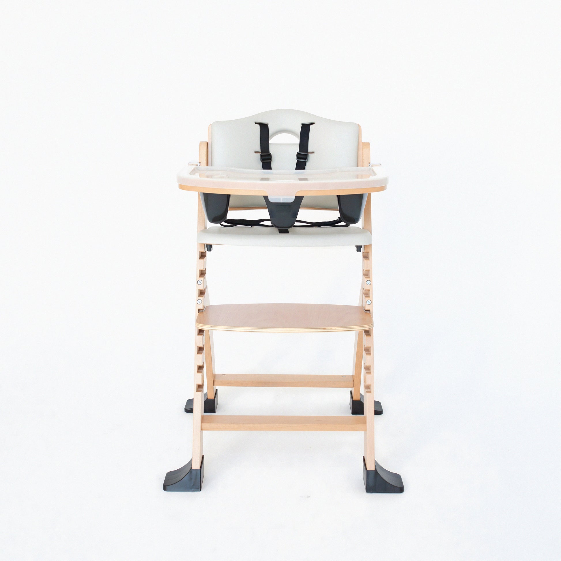 Wooden Adjustable Baby High Chair with EZ-Seat Technology – Sustainable Beechwood Design for All Ages 1
