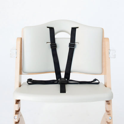 Wooden Adjustable Baby High Chair with EZ-Seat Technology – Sustainable Beechwood Design for All Ages 4
