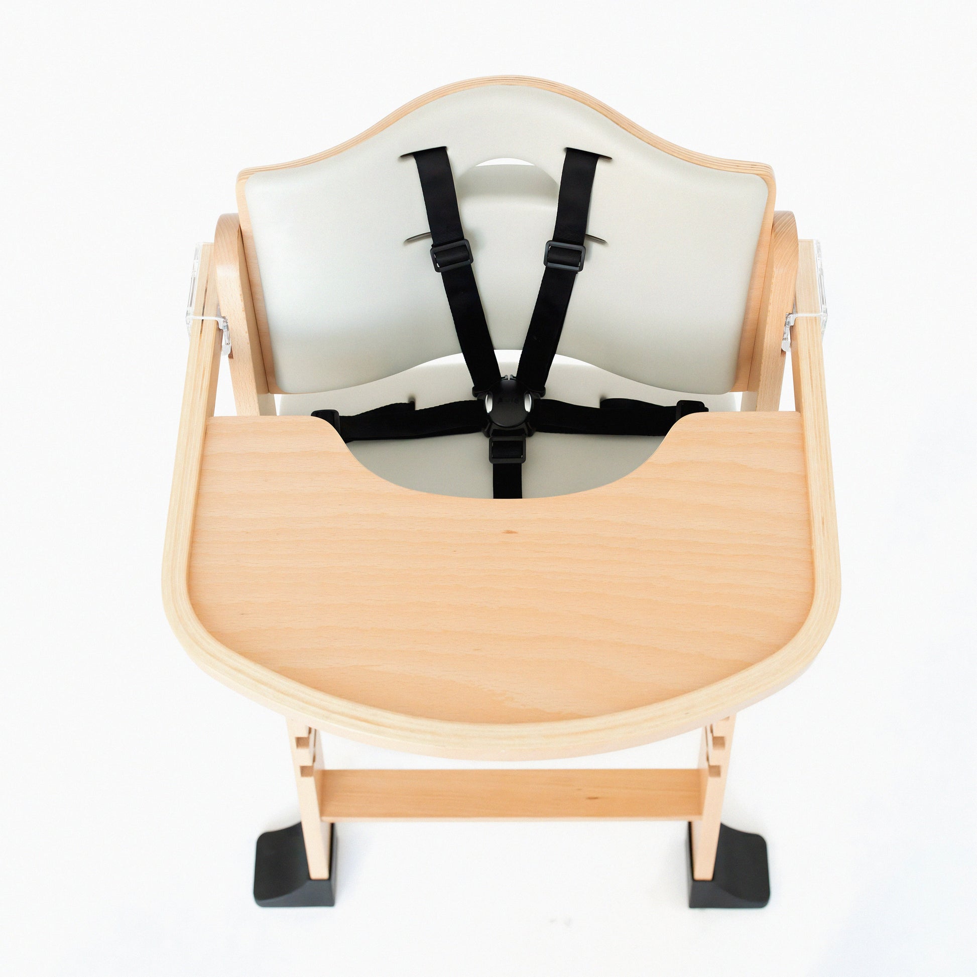 Wooden Adjustable Baby High Chair with EZ-Seat Technology – Sustainable Beechwood Design for All Ages 5