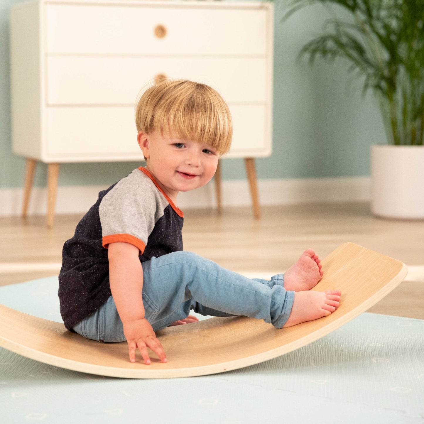 Wooden Balance Board for Kids - Montessori Wobble Board to Enhance Balance, Coordination, and Core Strength, FSC Certified 3