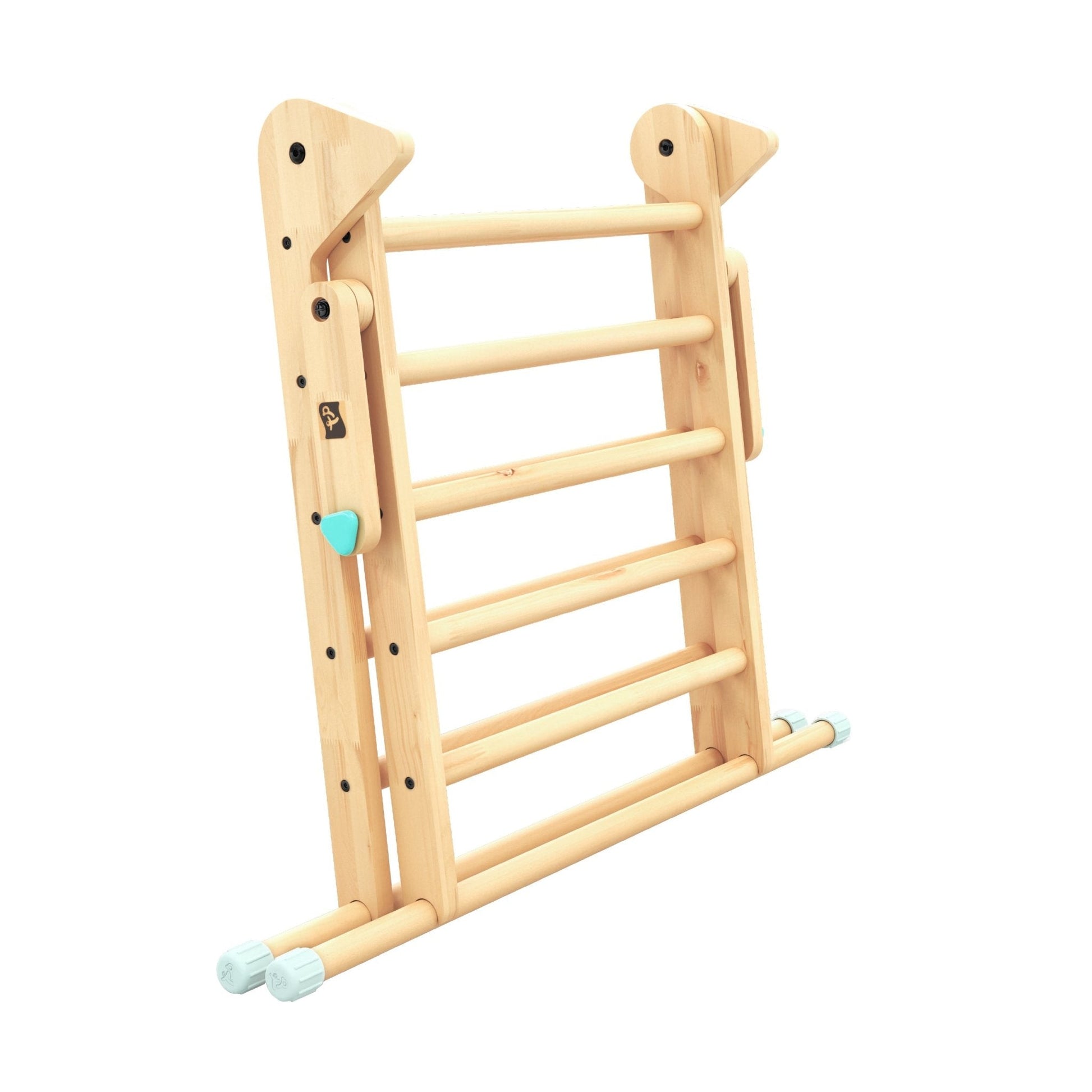 Wooden Climbing Frame Triangle for Toddlers – Eco-Friendly Montessori Indoor Play Equipment with Foldable Design and Anti-Slip Feet 3