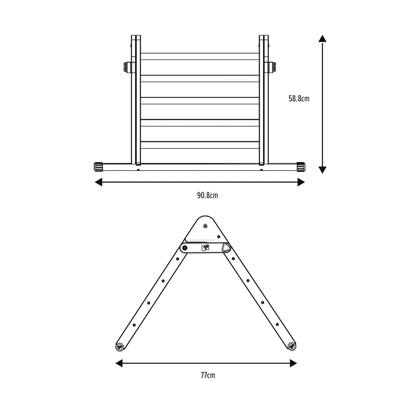 Wooden Climbing Frame Triangle for Toddlers – Eco-Friendly Montessori Indoor Play Equipment with Foldable Design and Anti-Slip Feet 7