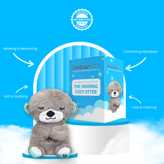 Breathing Otter – Sleep Plush Toy – Soothe and Snuggle - Cozy Otter